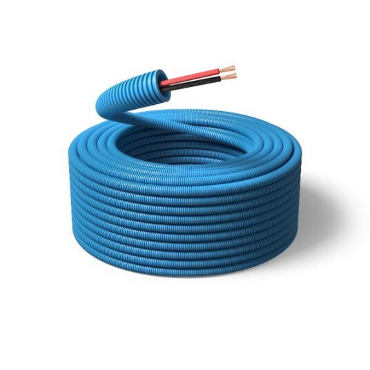 PM FLEX RQUB Høyttalerkabel forhåndslagt, 100 m 1,5 mm²