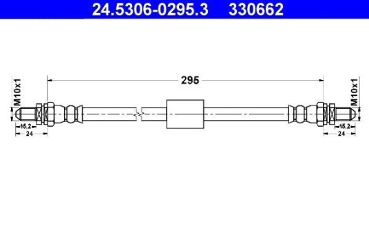 Bremseslange ATE 24.5306-0295.3