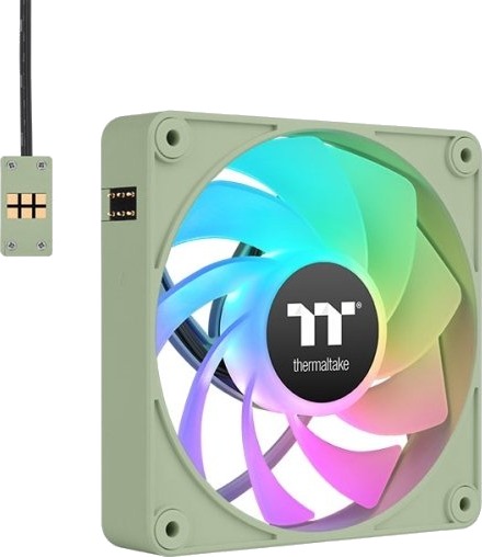 Thermaltake Ct120 Ex Reverse Argb Sync Matcha Green 3-Pakning Kabinettvifte Cl-F198-Pl12mg-A 