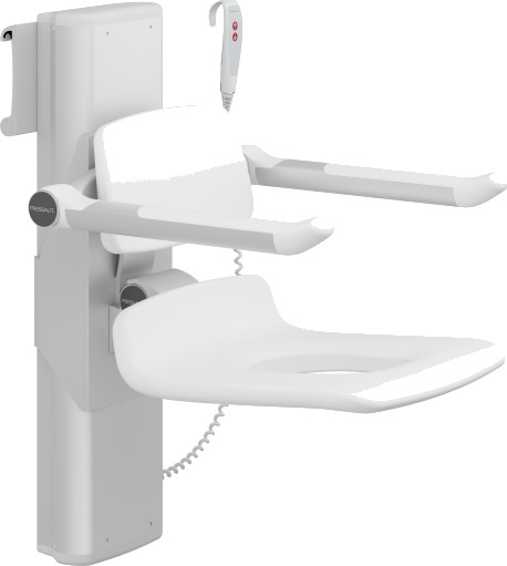 Pressalit Care Plus dusjsete 450 elektrisk hvit