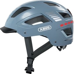 ABUS Hyban 2.0 LED sykkelhjelm Glacier Shiny