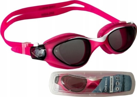 Crowell Svømmebriller For Barn Crowell Gs23 Splash Rosa-Sort Crowell Svømmebriller For Barn Crowell Gs23 Splash Rosa-Sort