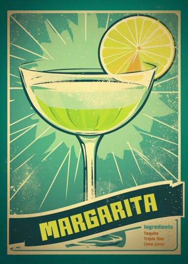Plakat Margarita Cocktail