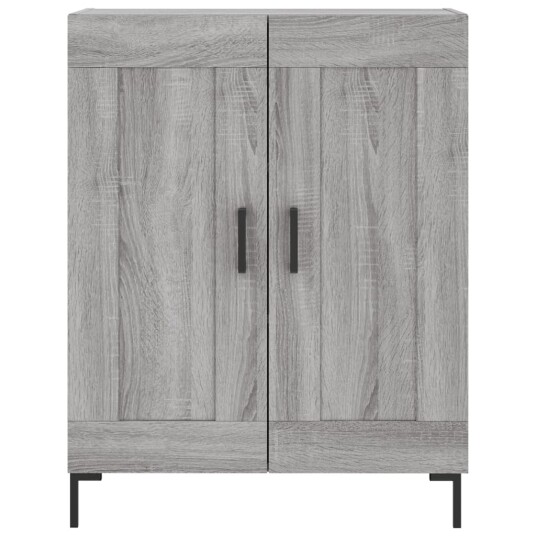 vidaXL Skjenk grå sonoma 69,5x34x90 cm konstruert tre