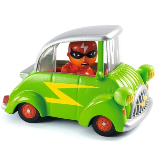 Djeco Crazy Motors Race Car Green Flash Djeco Crazy Motors Race Car Green Flash