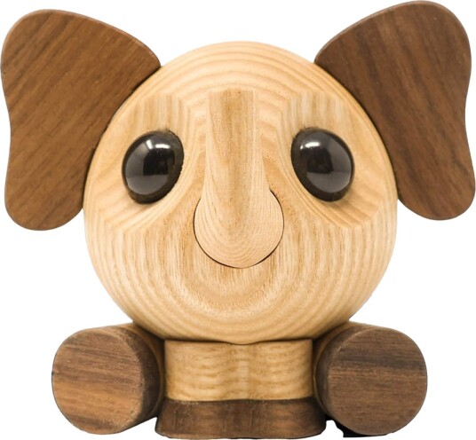 Fablewood Flora Elefant Trefigur 10 cm Valnøtt/Ask Fablewood Flora Elefant Trefigur 10 cm Valnøtt/Ask