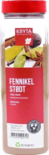 Stødt Fennikel 350 g Stødt Fennikel 350 g