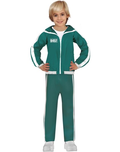 Squid Game Inspirert Tracksuit Kostyme til Barn 7 9 År
