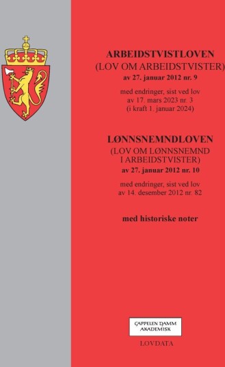 Arbeidstvistloven : (lov om arbeidstvister) av 27. januar 2012 nr. 9 : med endringer, sist ved lov a