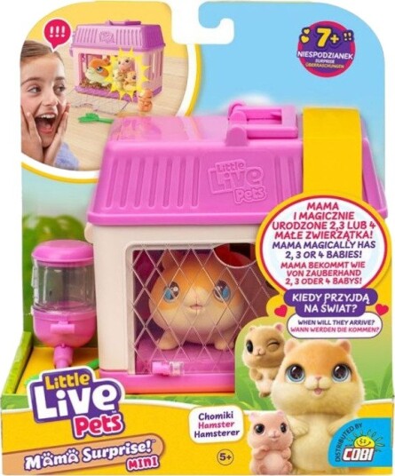 Cobi Little Live Pets Mama Surprise Mini Hamster Lekesett - 5+ År