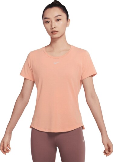 Nike Dri FIT One Luxe Trenings T skjorte Dame Lyserosa S
