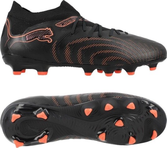 PUMA Future 9 Pro FG/AG Eclipse   PUMA Svart/rød/Strong Gray Barn størrelse 33