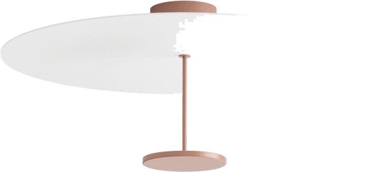Linea Light Stilo_S Taklampe Ø74 Beige Rød