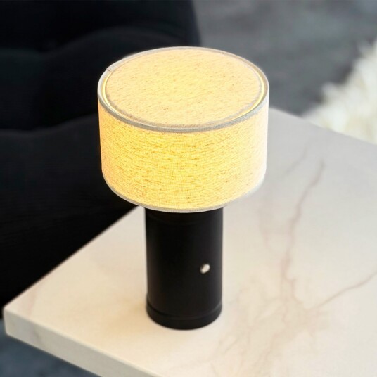 Bordlampe Dyberg Larsen Mellow dimmbar Svart Stue Tre Skandinavisk 23 Svart
