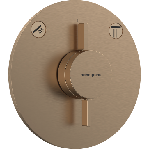 Hansgrohe DuoTurn S dusjbatteri, bronse Hansgrohe DuoTurn S dusjbatteri, bronse