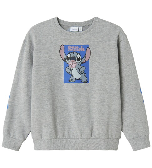 name it Nkfakira Stitch Rlx Sweat Bru Wdi Grey 116 name it Nkfakira Stitch Rlx Sweat Bru Wdi Grey 116