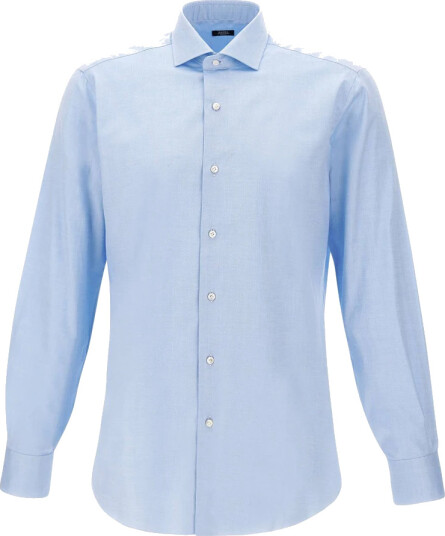Barba Herre Skjorter Blå 5XL, Barba Herre Skjorter Blå 5XL,