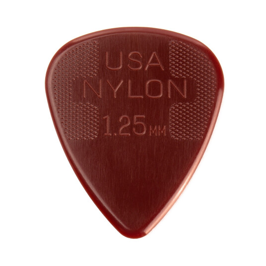 Dunlop Nylon Standard 1.25mm Picks Pack of 12