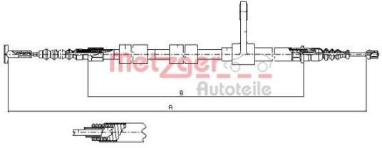 Bremsewire METZGER 251.31
