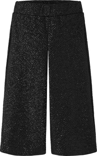 Name It Bukser - Bred - NmfRisine - Black - Name It - 2 år (92) - Bukser - bomull - Svart