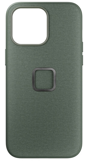 Peak Design Mobile Everyday Fabric Case v2. iPhone 15 Pro Max Sage
