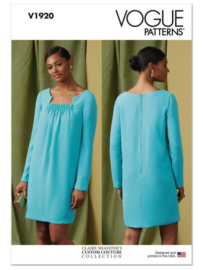 Vogue 1920 - Kjole A5 (6-8-10-12-14)