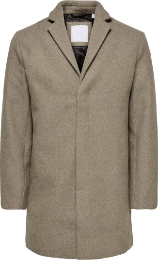 ONLY & SONS Onsaron Wool Coat Otw Noos Beige M ONLY & SONS Onsaron Wool Coat Otw Noos Beige M