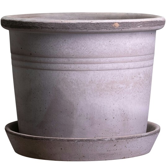 Bergs Potter Galestro Krukke med Tallerken Grå Ø25 cm