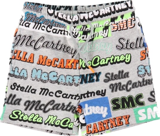 Stella McCartney Kids Shorts Logo Sport Grå Melert m. Stella Stella McCartney Kids 12 år 152 Shorts