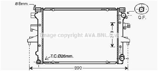 Radiator AVA Clever Choice VN2232