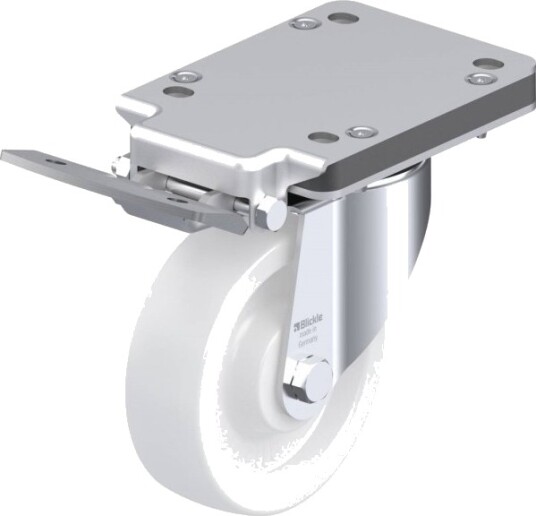 Blickle 679662 Lk-Spo 125G-3-Is Styrehjul Med Brems Hjuldiameter: 125 Mm Bæreevne (Maks.): 350 Kg 1 Stk Blickle 679662 Lk-Spo 125G-3-Is Styrehjul Med Brems Hjuldiameter: 125 Mm Bæreevne (Maks.): 350 Kg 1 Stk
