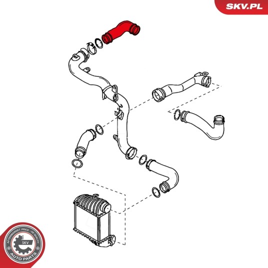 Ladeluftslange ESEN SKV 24SKV038