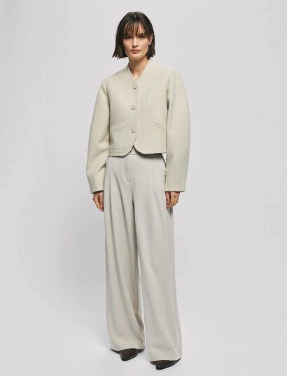 MSCH Copenhagen Mschhenrika Hw Pants Cream S MSCH Copenhagen Mschhenrika Hw Pants Cream S