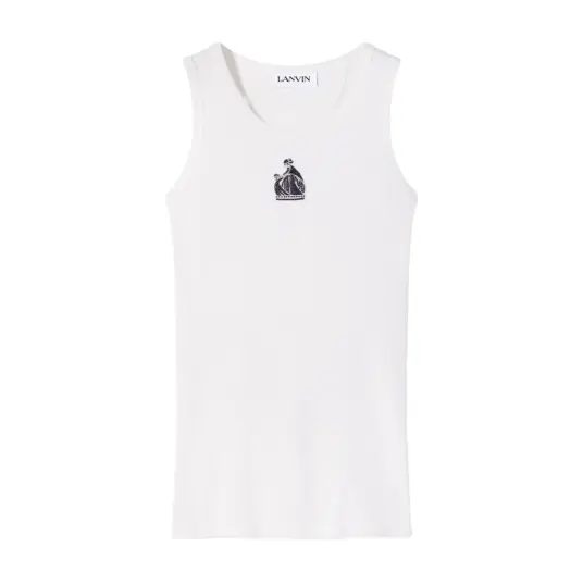 Lanvin Dame Topper Hvit XS, Lanvin Dame Topper Hvit XS,