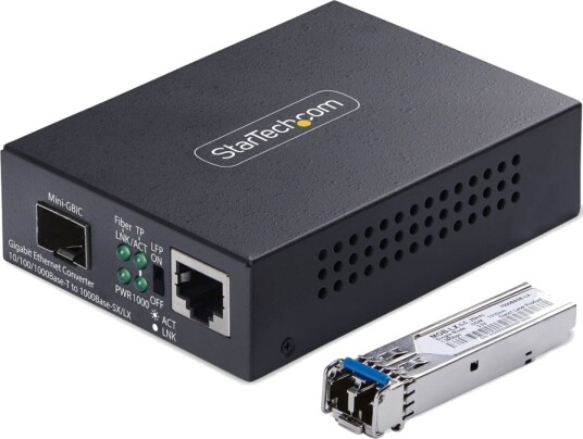 Startech MCM1110SMLC20 1GbE fiber mediekonverter LC 20 km Startech MCM1110SMLC20 1GbE fiber mediekonverter LC 20 km