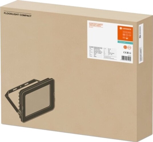 Ledvance Flomlys Led Projektor Flood Compact V 180W 840 Sym 100 Bk 4058075575189