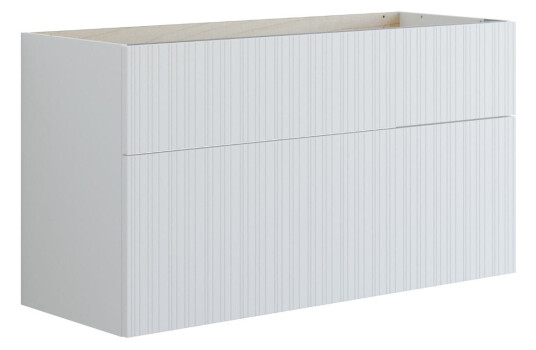 Dansani Inzo Urban Riflet Servantskap 2 Skuff B60 120xh64xd44cm Hvit Matt / 120cm