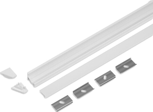 Topmet 2m sett CORNER10.V2 + C CLICK Hvit