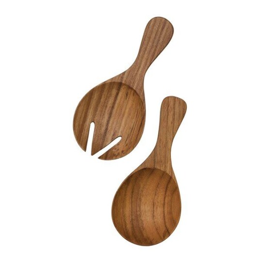 Tell Me More Teak salatbestikk korte 2 deler 17 cm tre Tell Me More Teak salatbestikk korte 2 deler 17 cm tre