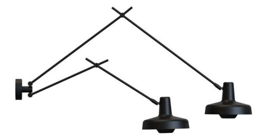 Grupa Arigato Vegglampe Double Long Short Black Grupa Arigato Vegglampe Double Long Short Black