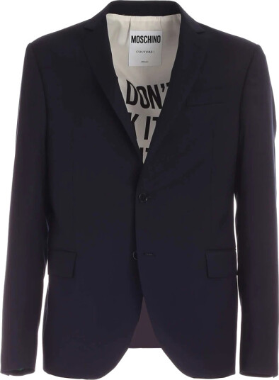 Moschino Herre Jakker Blå M, Moschino Herre Jakker Blå M,