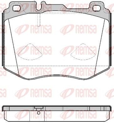 Bremseklosser REMSA 1604.00 Bremseklosser REMSA 1604.00