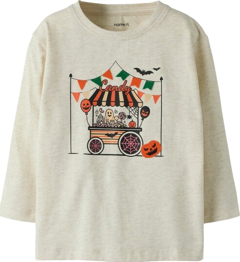 Name It Genser - NmNOttoline - Peyote-melange - Name It - 4 år (104) - Genser - Beige