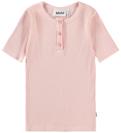 Molo T skjorte Viskose Rib Rosey Cloud Rosa Molo 7 8 år 122 128 T skjorte Molo T skjorte Viskose Rib Rosey Cloud Rosa Molo 7 8 år 122 128 T skjorte