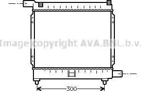 PRASCO MS2039 Radiator motorkjøling PRASCO MS2039 Radiator motorkjøling