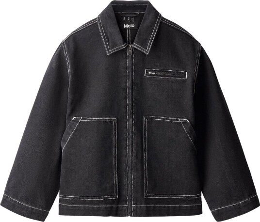 Molo Denimjakke Hetson Vasket Black Molo 10 år (140) Denimjakker Svart Molo Denimjakke Hetson Vasket Black Molo 10 år (140) Denimjakker Svart