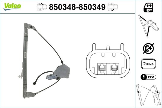 Vindusheis VALEO 850349