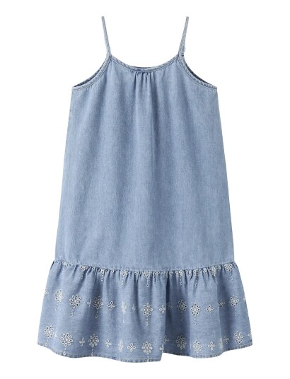 Name It Nkfhaven Dnm Anglaise Dress 1026 Ov H Blue 158 Name It Nkfhaven Dnm Anglaise Dress 1026 Ov H Blue 158