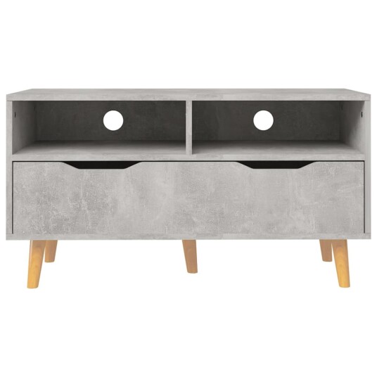 vidaXL TV-benk betonggrå 90x40x48,5 cm sponplate vidaXL TV-benk betonggrå 90x40x48,5 cm sponplate