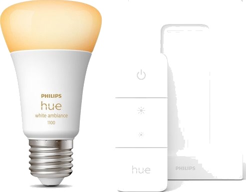 Philips Hue White Ambiance E27 standardpære startpakke
